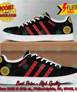 Soundgarden Rock Band Red Stripes Style 2 Custom Adidas Stan Smith Shoes
