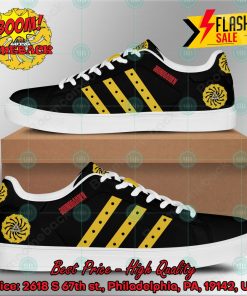 Soundgarden Rock Band Yellow Stripes Style 2 Custom Adidas Stan Smith Shoes