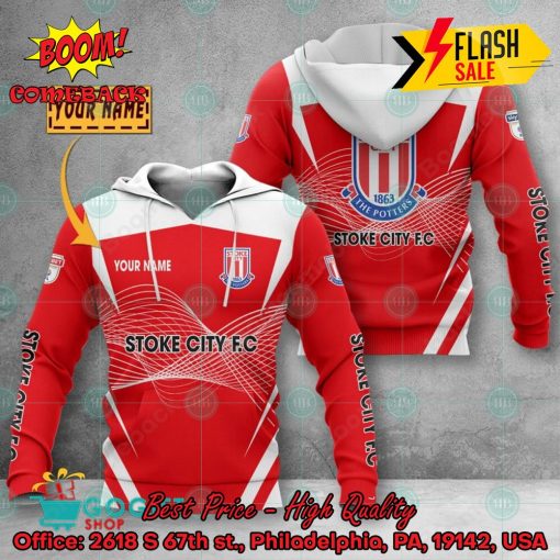 Stoke City FC Personalized Name 3D Hoodie Apparel