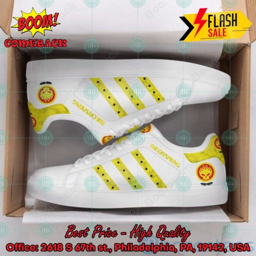 The Offspring Rock Band Yellow Stripes Custom Adidas Stan Smith Shoes