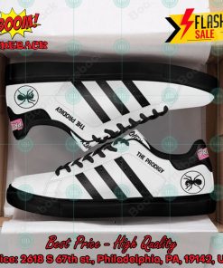 The Prodigy Band Black Stripes Custom Adidas Stan Smith Shoes