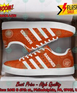 The Ramones Punk Rock Band White Stripes Style 3 Custom Stan Smith Shoes