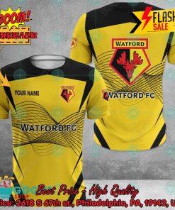 Watford FC Personalized Name 3D Hoodie Apparel
