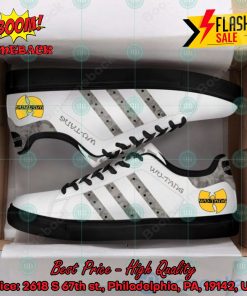 Wu-Tang Clan Hip Hop Band Grey Stripes Custom Adidas Stan Smith Shoes