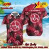 1. FC Magdeburg Big Logo Tropical Leaves Hawaiian Shirt And Shorts