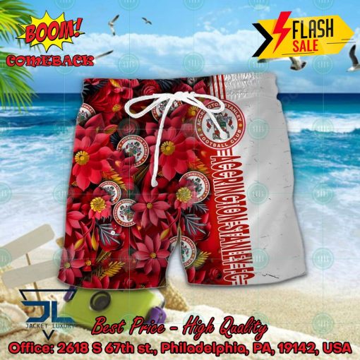 Accrington Stanley FC Floral Hawaiian Shirt And Shorts