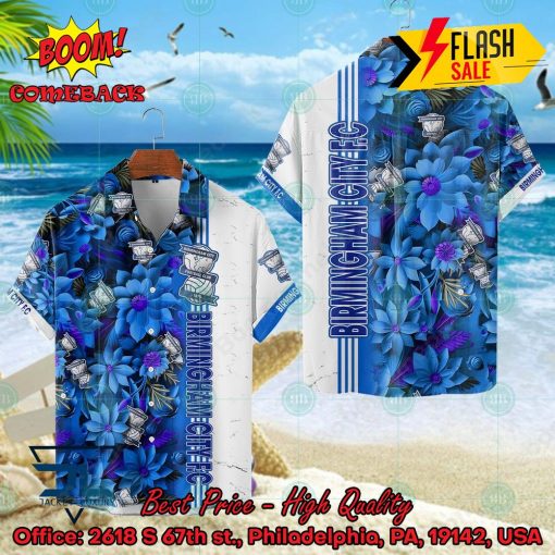 Birmingham City FC Floral Hawaiian Shirt And Shorts