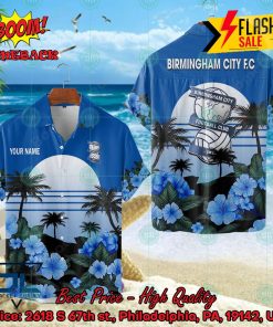 Birmingham City FC Palm Tree Sunset Floral Hawaiian Shirt And Shorts