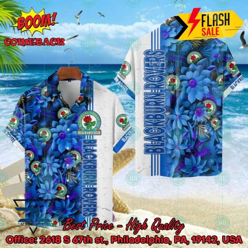 Blackburn Rovers FC Floral Hawaiian Shirt And Shorts