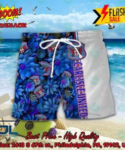 carlisle united fc floral hawaiian shirt and shorts 2 TfbhW