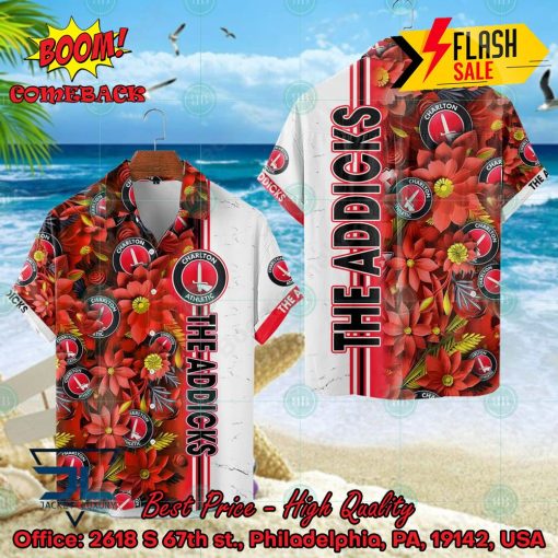 Charlton Athletic FC Floral Hawaiian Shirt And Shorts