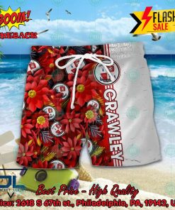 Crawley Town FC Floral Hawaiian Shirt And Shorts