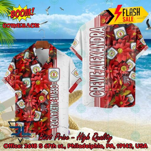 Crewe Alexandra FC Floral Hawaiian Shirt And Shorts