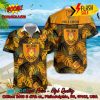 HB Koge Big Logo Tropical Leaves Hawaiian Shirt And Shorts