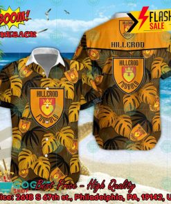 Hillerod Fodbold Big Logo Tropical Leaves Hawaiian Shirt And Shorts