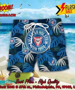 Holstein Kiel Big Logo Tropical Leaves Hawaiian Shirt And Shorts