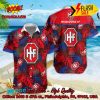 Hobro IK Big Logo Tropical Leaves Hawaiian Shirt And Shorts