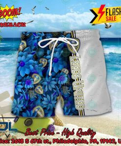 Leeds United FC Floral Hawaiian Shirt And Shorts