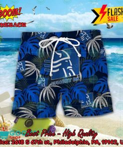 lyngby boldklub big logo tropical leaves hawaiian shirt and shorts 2 LHGt7