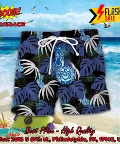 msv duisburg big logo tropical leaves hawaiian shirt and shorts 2 6kOnl