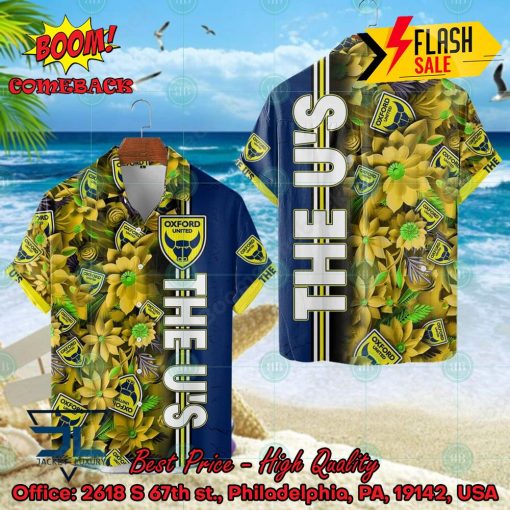 Oxford United FC Floral Hawaiian Shirt And Shorts