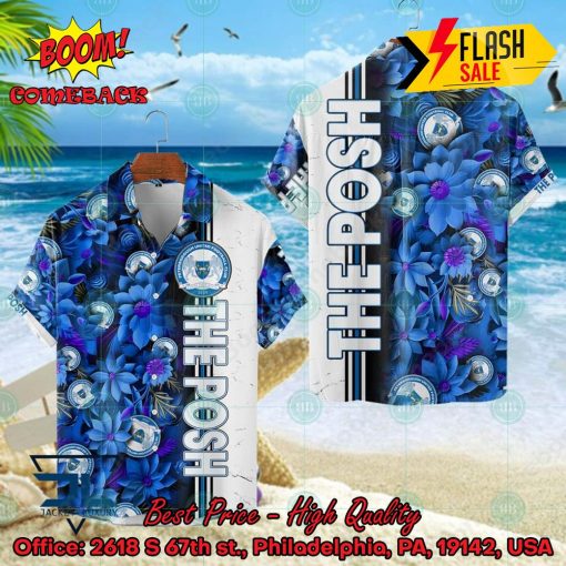 Peterborough United FC Floral Hawaiian Shirt And Shorts
