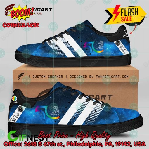 Pink Floyd Rock Band 50th Anniversary The Dark Side of the Moon Style 1 Custom Adidas Stan Smith Shoes