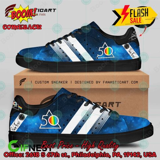 Pink Floyd Rock Band 50th Anniversary The Dark Side of the Moon Style 2 Custom Adidas Stan Smith Shoes