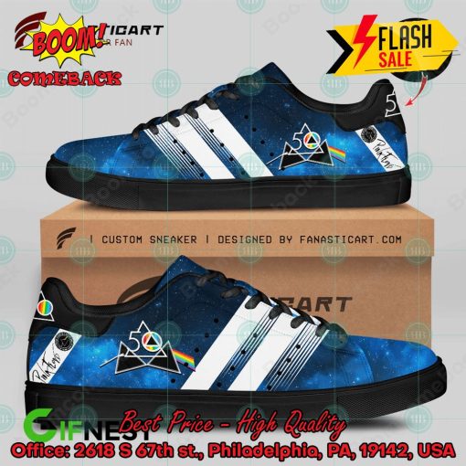 Pink Floyd Rock Band 50th Anniversary The Dark Side of the Moon Style 3 Custom Adidas Stan Smith Shoes