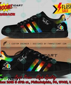 pink floyd rock band colorful stripes style 2 custom adidas stan smith shoes 2 8Qsqv