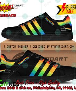 Pink Floyd Rock Band LGBT Stripes Style 2 Custom Adidas Stan Smith Shoes