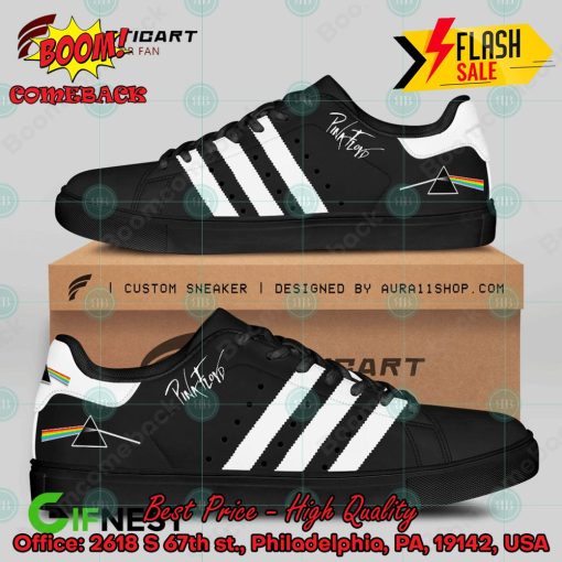 Pink Floyd Rock Band White Stripes Style 1 Custom Adidas Stan Smith Shoes