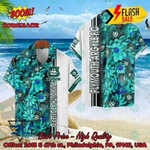 Plymouth Argyle FC Floral Hawaiian Shirt And Shorts