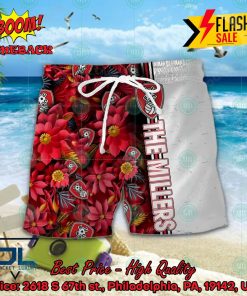 rotherham united fc floral hawaiian shirt and shorts 2 UcW37
