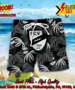 sc verl big logo tropical leaves hawaiian shirt and shorts 2 e9g07
