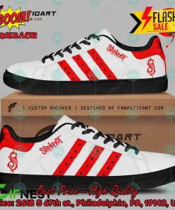 slipknot heavy metal band red stripes style 1 custom adidas stan smith shoes 2 dRINQ