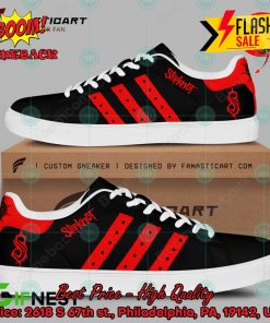 Slipknot Heavy Metal Band Red Stripes Style 2 Custom Adidas Stan Smith Shoes