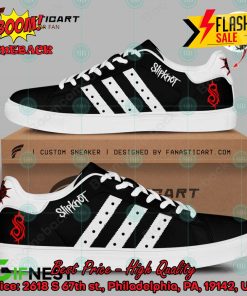Slipknot Heavy Metal Band White Stripes Style 1 Custom Adidas Stan Smith Shoes