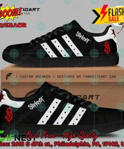 slipknot heavy metal band white stripes style 1 custom adidas stan smith shoes 2 KfCgo