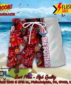 Stoke City FC Floral Hawaiian Shirt And Shorts