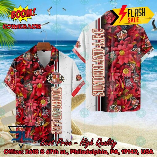 Sunderland AFC Floral Hawaiian Shirt And Shorts