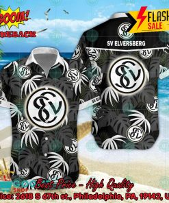 SV 07 Elversberg Big Logo Tropical Leaves Hawaiian Shirt And Shorts