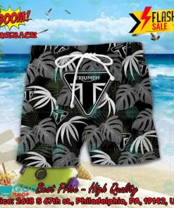 Triumph Motorcycles Big Logo Tropical Leaves Hawaiian Shirt And Shorts