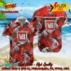 Sonderjyske Fodbold Big Logo Tropical Leaves Hawaiian Shirt And Shorts