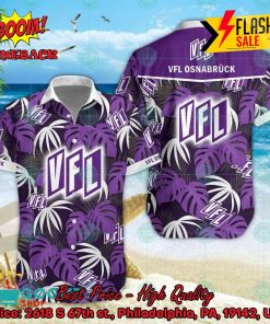 VfL Osnabruck Big Logo Tropical Leaves Hawaiian Shirt And Shorts