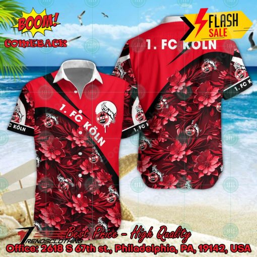 1. FC Koln Florals Button Shirt