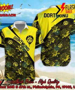 Borussia Dortmund Florals Style 1 Button Shirt