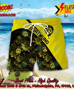 Borussia Dortmund Florals Style 1 Button Shirt