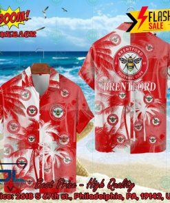 Brentford FC Coconut Tree Hawaiian Shirt