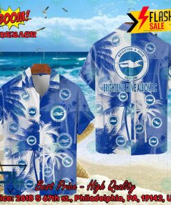 Brighton & Hove Albion FC Coconut Tree Hawaiian Shirt